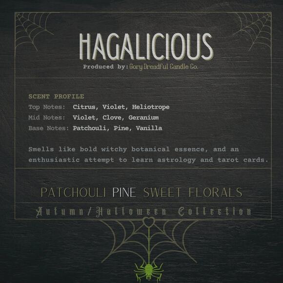 Hagalicious Wickless Candle: Patchouli Pine Sweet Florals Scent - Picture 2 of 8